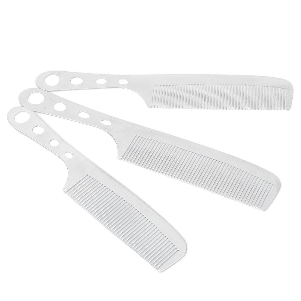 3pcs Professional Men Hairdressing Comb Portable Barber Shop Comb Hair Styling Tool