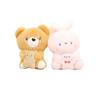 Adorable Plush Toy Bear Keychain Soft Short Plush Stuffed Animal Decoration