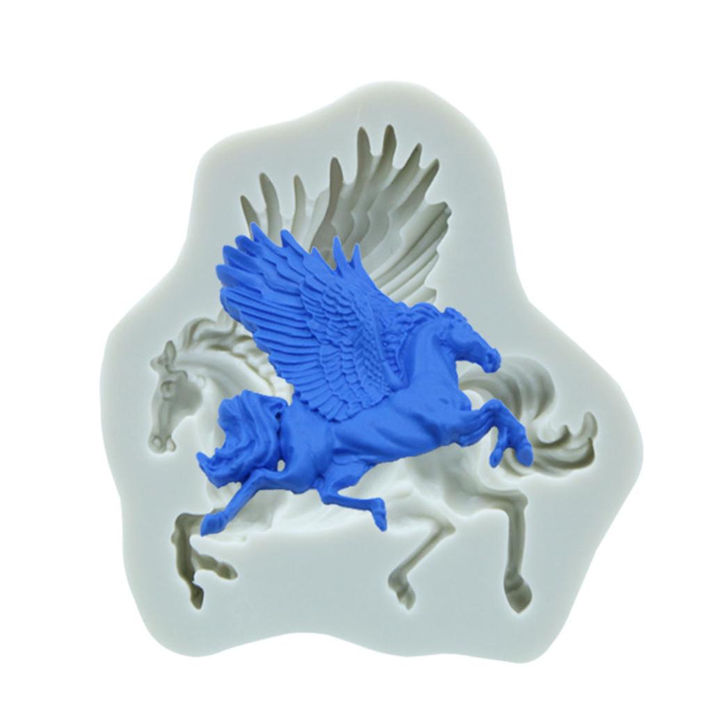 Flying Horse Shaped Chocolate Moulds Cake Molds DIY Fondant Moulds Baking Accessories Baking Gadgets for Cake Decorating