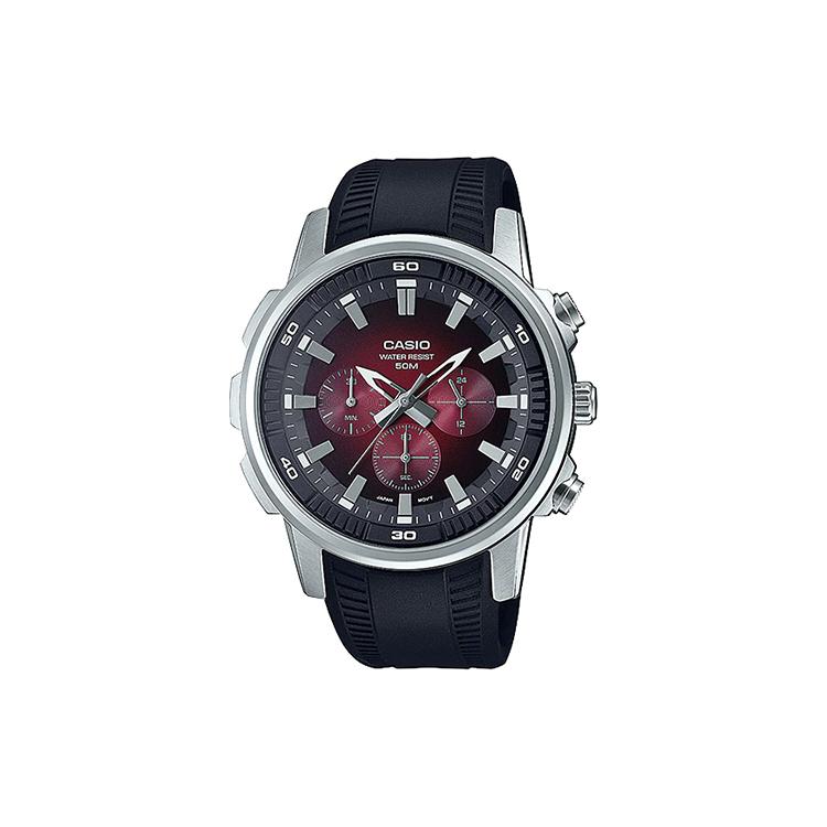 CASIO Men Standard Series Red Watch MTP-E505-4AV MTP-E505-4AV Red Watch Dial