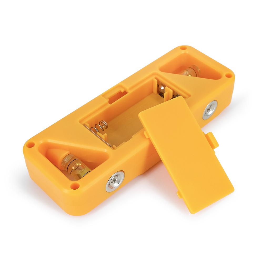 HW-300 Digital Inclinometer Angle Finder Gauge Spirit Level Bottom Magnet Data Hold Bright LCD Display Compact Inclinometer
