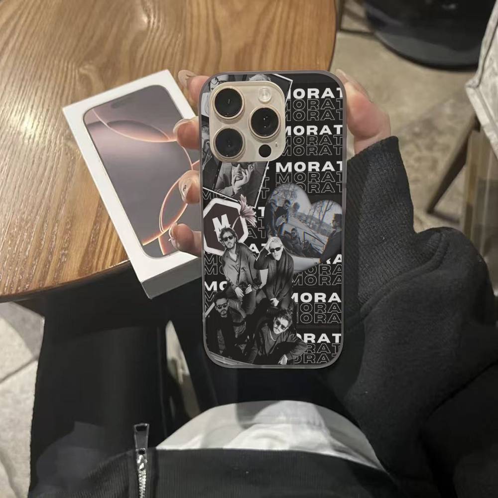 Morat Music Phone Case For IPhone 17 16 15 14 13 12 11 Corrugated Frosted Soft Cover Anti-Slip