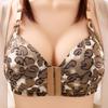 Women's Plus Size Front Closure Push-Up Lingerie Bra