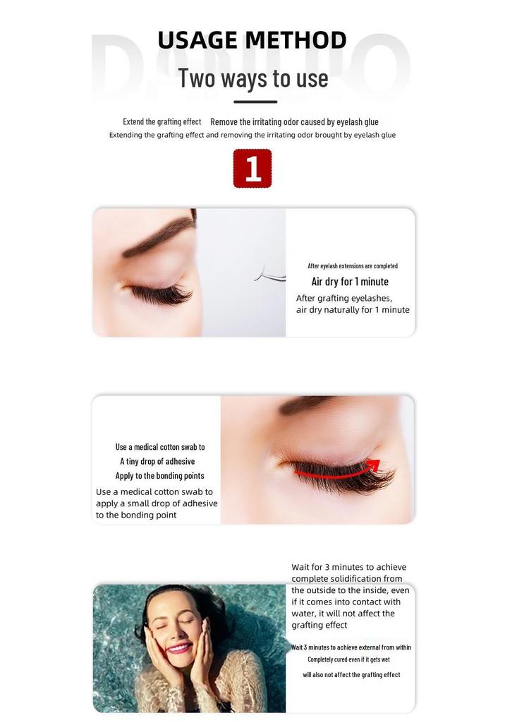BONDER Eyelash Extension Accelerator: Strengthens and Boosts Glue Adhesion