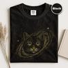 Celestial Cat Shirt, Space Cat, Galaxy Catromeda Tee, Mystical Cat Tshirt, Gift for Cat Lovers, Cosmic Cat Tee, Cat Mom Gift