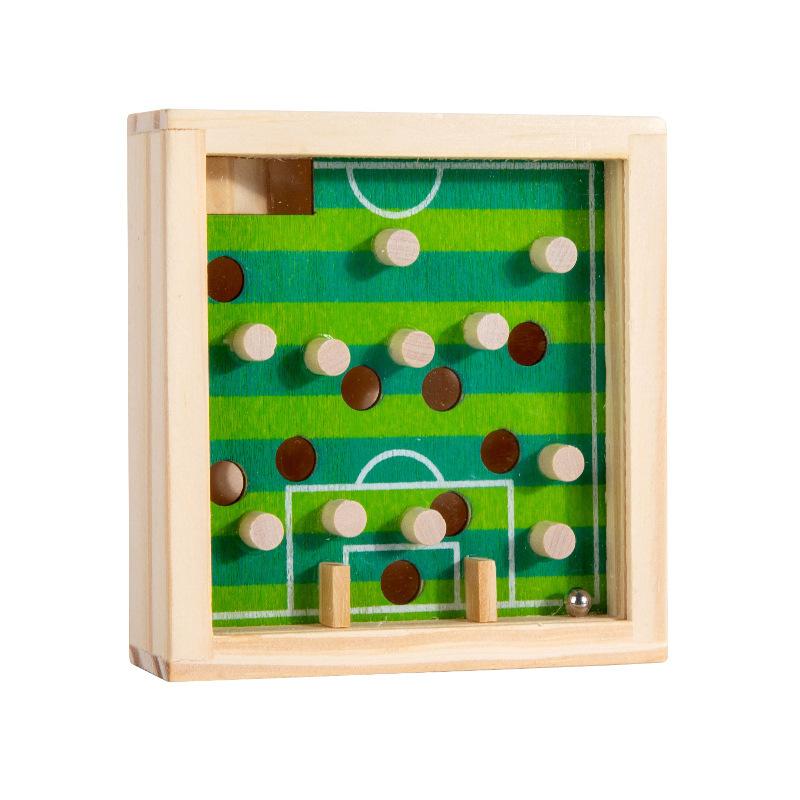 Children's Wooden Labyrinth Ball Balance Concentration Kindergarten Interactive Ball Walking Pocket Game Tabletop Puzzle Toys