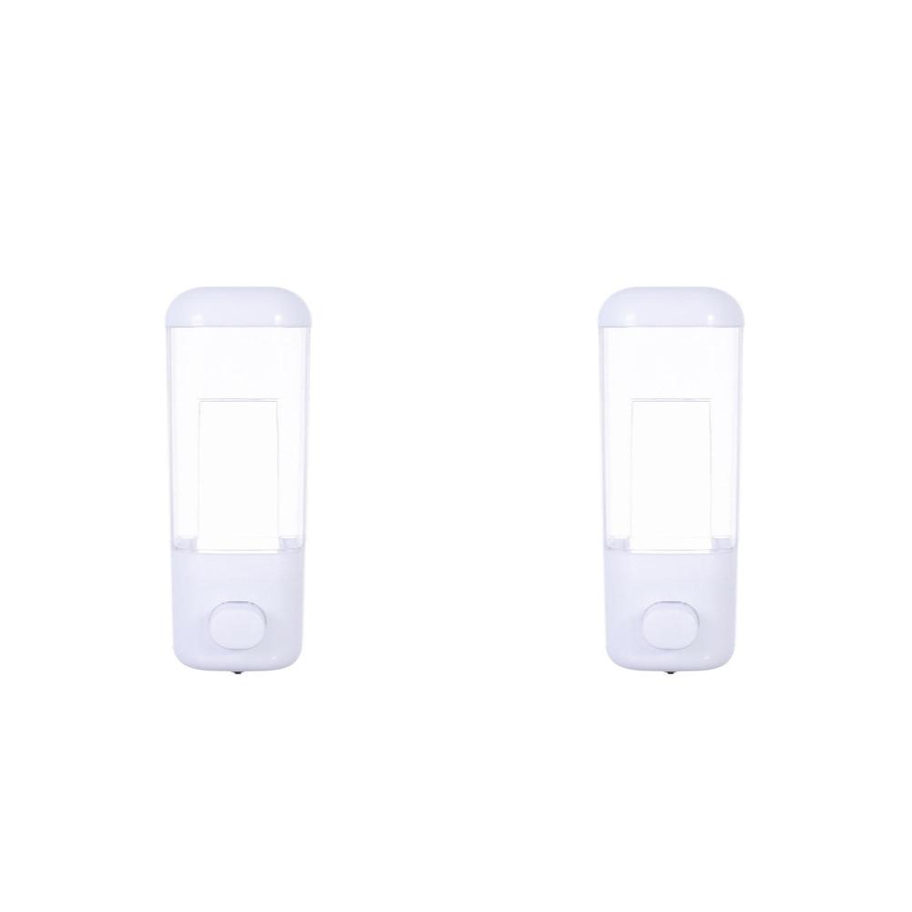 Distribuitor de săpun de 500 ml pentru baie, montat pe perete, duș, șampon, loțiune, sistem de suport pentru containere, toaletă hotel neperforată