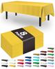 Pureegg Plastic Table Cloth Disposable 8 Pack, 54 x 108 Inch Table Cloths, Graduation Decorations Class of 2025, Graduation Party Tablecloths,