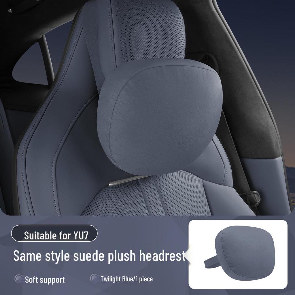 Xiaomi SU7/Ultra/YU7 Magnetyczny Zagłówek Podparcie Szyi i Lędźwi Skórzana Poduszka