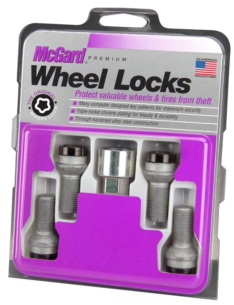 

Болты-секретки McGard для колес M14 x Сферические R14 Mercedes-Benz, P1.5, 27.0мм шейка, Черные, Посадочное место, [Б/У] чёрный