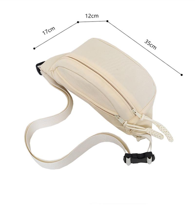 Girl Waist Bags Waterproof Oxford Cloth Running Belt Bags Large Capacity New Fashion Women Chest Bag Crossbody Bag