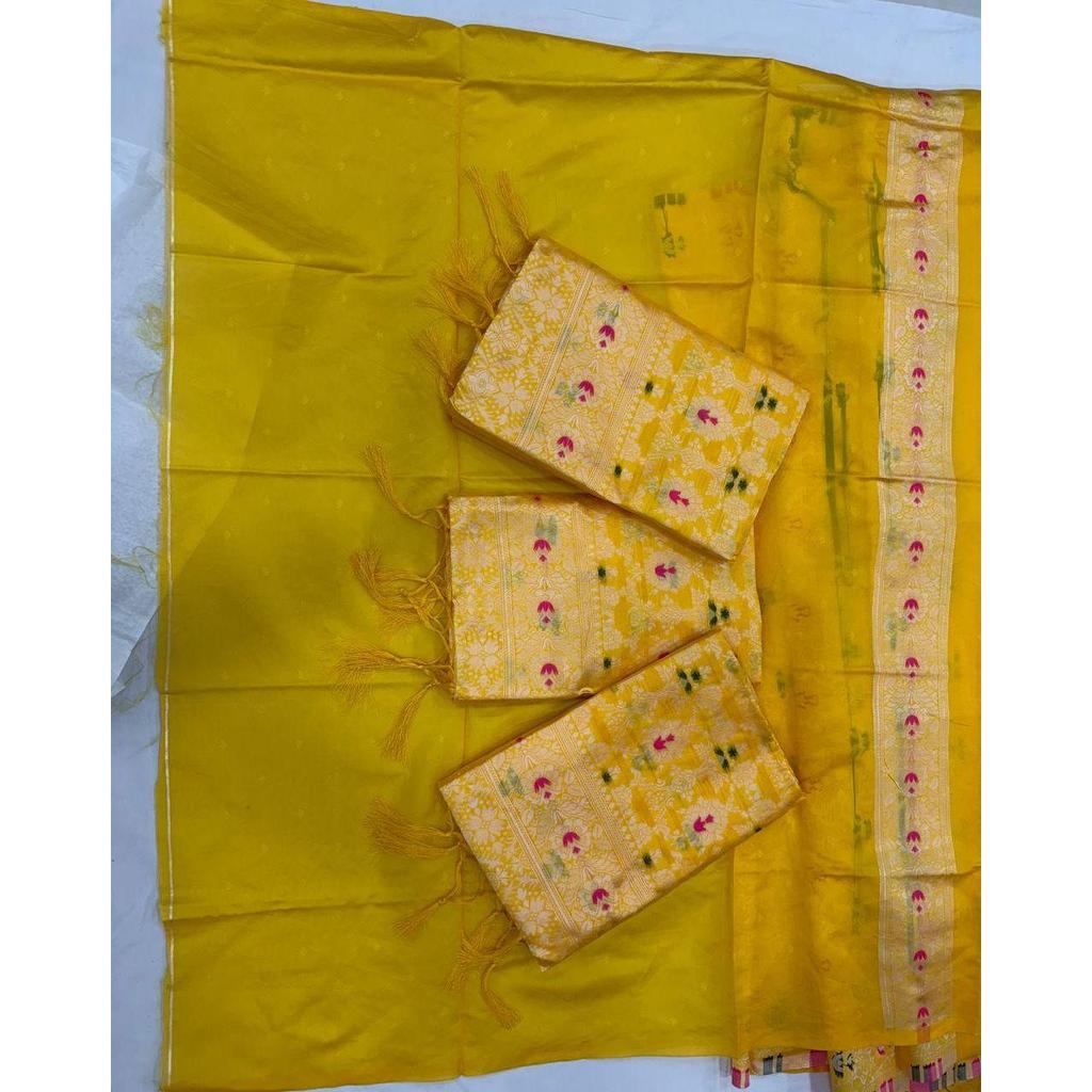 New Launch – Premium Soft Lichi Silk Saree with Rich Jacquard Work & Elegant Tassel Finish