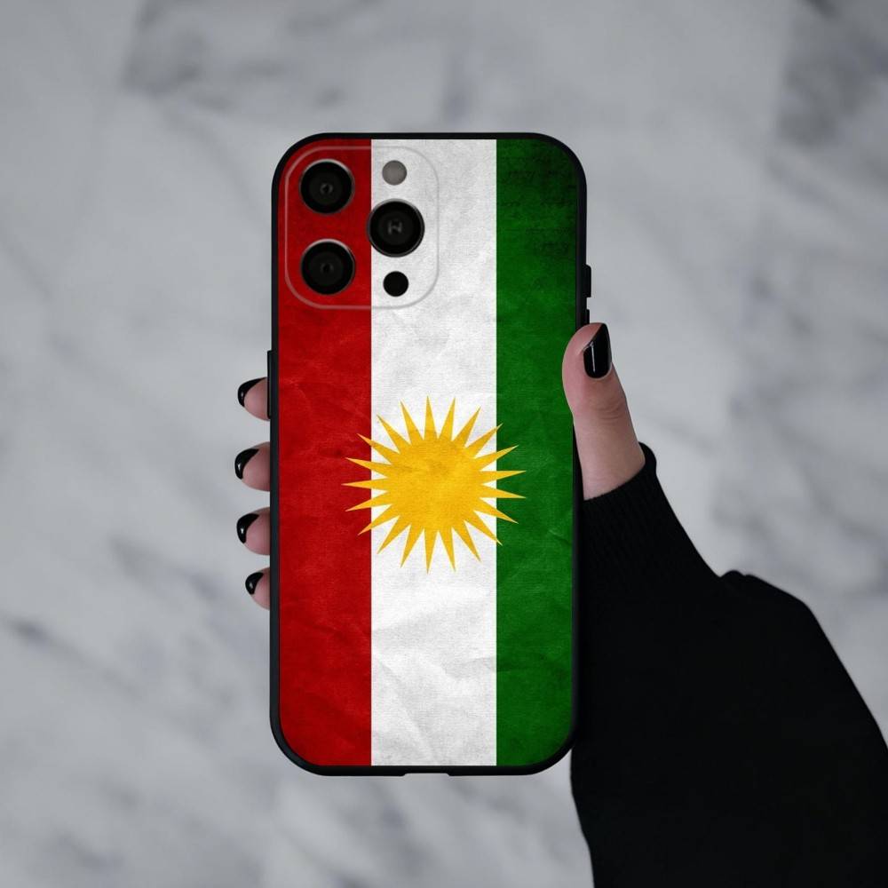 

Kurdistan Flag M-Mobile Phone Case For iPhone 17pro, 16,15,14,13,12,11 X XR Plus,Others Soft Black Cover iPhone11PROMAX