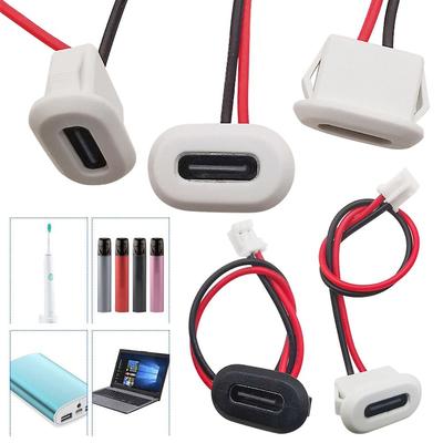 3A Fast Charging Port Plug Socket Female Socket Type-C Connector USB-C Charger Card Buckle