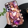 Phone Case For Samsung A17 A55 A16 A56 A35 A15 A53 A54 A33 A34 A25 A05S A52 A52S A07 A26 A06 Love Pink Heart
