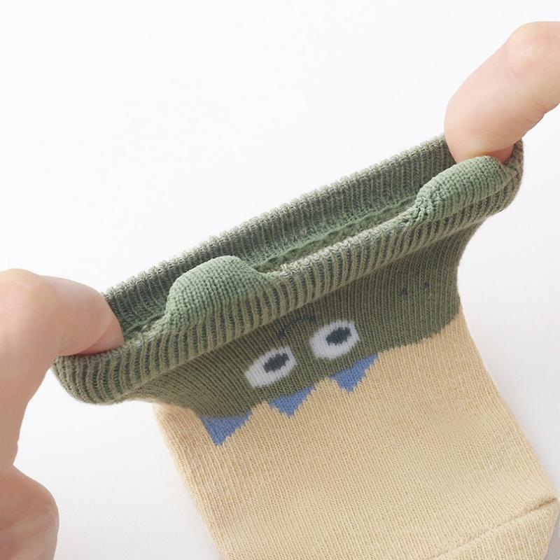 Kids Floor Socks For Boys Girls Four Seasons Children's Girl Boy Cotton Socks Anti-slip Cute Cartoon Infant Toddler Short Sock
