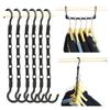 Multifunction Clothes Racks Space Saving Storage Plastic Hangers Rotary Organizer Hangers 5 Hole Magic Closet Wardrobe Organizer