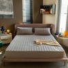 Soft Thicken Quilted Mattress Cover Anti-bacterial  Anti-mite Bed Mattress Pad Protector Cover Bed Cover Not Included Pillowcase