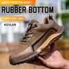 Steel Toe Cap Men Shoes Leather Casual Shoes For Men Sneakers Spring Autumn Shoes For Male Tennis Industrial  Woriking Shoes