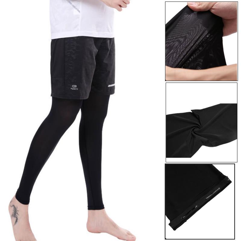 1 pár Sluneční návleky na nohy Návleky na nohy Ledové hedvábné návleky na nohy Rukávy na nohy Rychleschnoucí Prodyšné Venkovní sporty Pohodlí Návleky na nohy