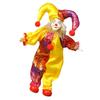Standing Clown Figurine Handmade Ceramic Clown Figure Doll with Articulated Limb Display Props for Home Holiday Decors