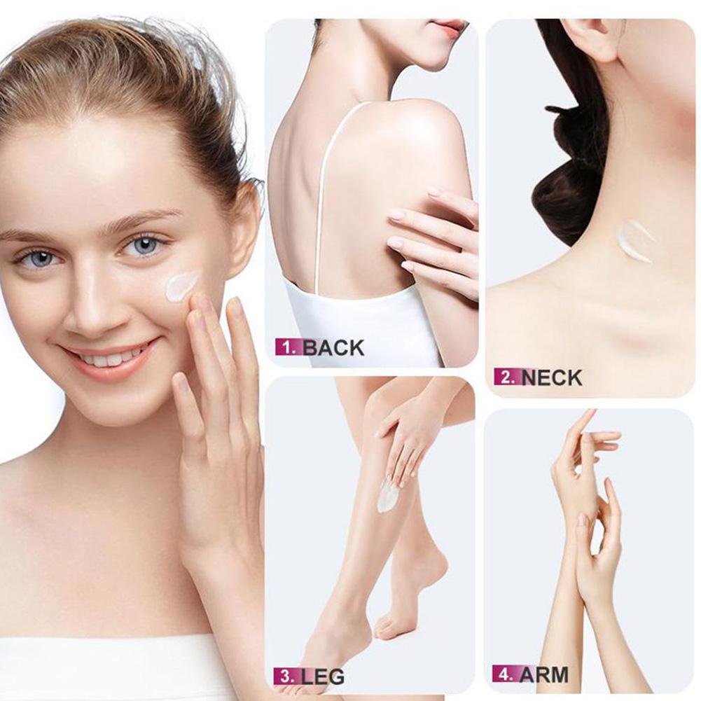 קרם הבהרת גוף מיידי משפר עור עמום, מבהיר, קונסילר, לחותי, לעור כהה, לבן S8S7