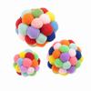 Pet Colorful Plush Toy Playing Ball Dog Puppy Cat Exercise Interactive Training Tool