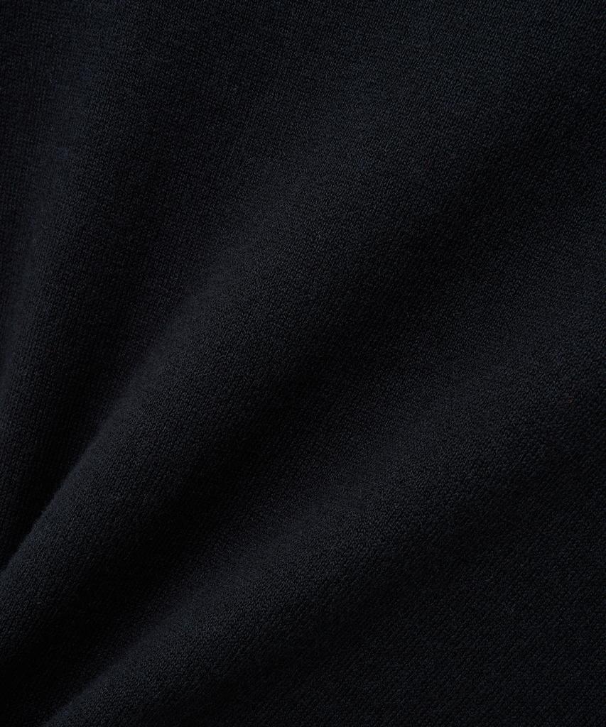 NOIRER Cashmere Cotton Turtleneck (Black)
