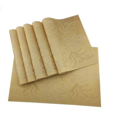 Royal High Grade 6pcs Placemats PVC for Dining Table Placemat Bar Mat Plate Mat Table Mat Set Kitchen Hot Pads 30*45cm