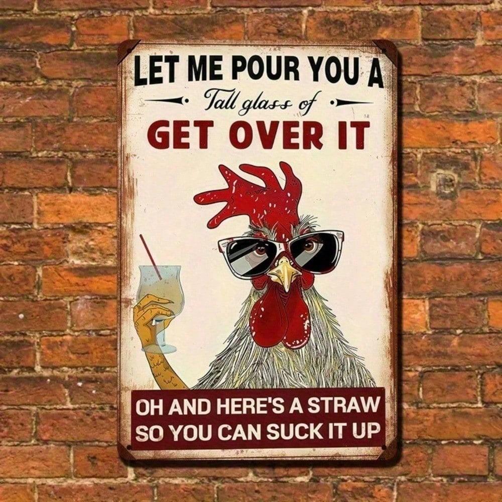 Retro Metal Paintings, Furniture, Living Room Decoration 20x30cm