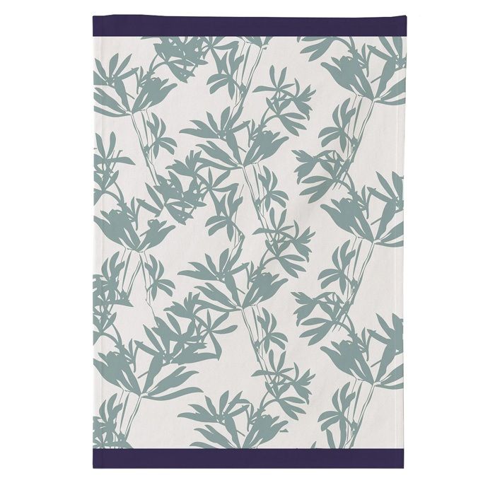 Torchon - Duo Style - Lot De 2 - 50 X 70 Cm - 100% Coton - Bleu