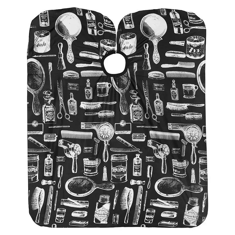 Haircut Cloth Cutting Cape  Salon Hairdressing Hairdresser Cloth Balck Gown Barber Waterproof Hairdresser Aprons Haircut Capes