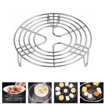 Stainless Steel Steamer Rack Round Cooling Rack Durable Pot Steamer Insert  Meal Prep