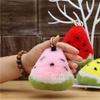 Rex Rabbit Hair Watermelon Bag Pendant Plush Mobile Phone Keychain Pendant Fashion Fur Bag Pendant Accessories