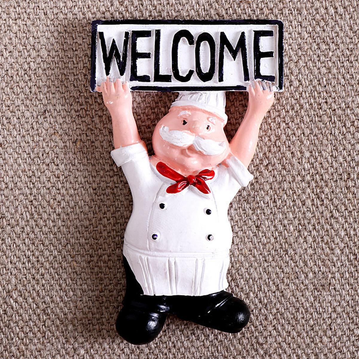 

Мультяшный Декоративный Шеф-повар 3D Магнитные Наклейки на Доску Магниты на Холодильник Наклейка для Сообщений Держатель для Заметок Welcome