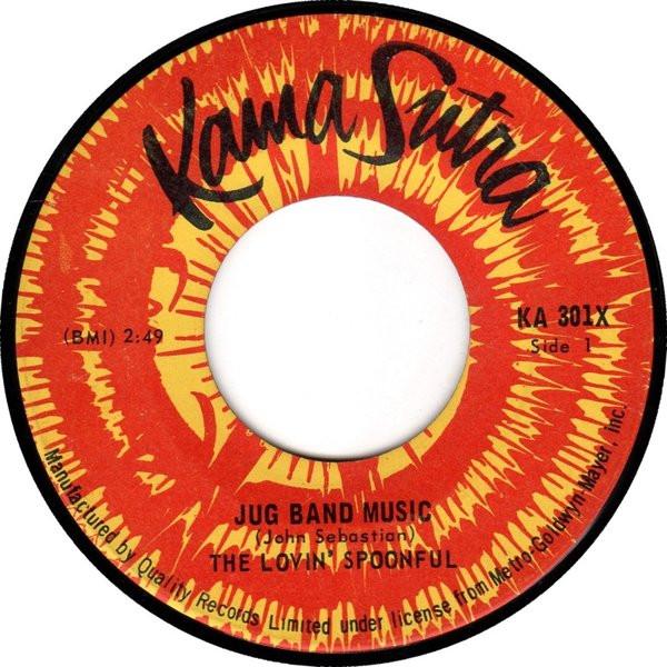 

7inch Record LOVIN SPOONFUL - Jug Band Music KA301X Kama Sutra 1966 Canada Rock Used