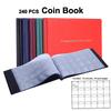 1 Piece Coin Collection Holder Album 120/240 Pockets Coin Collection Book Commemorative Coin Organizer Storage
