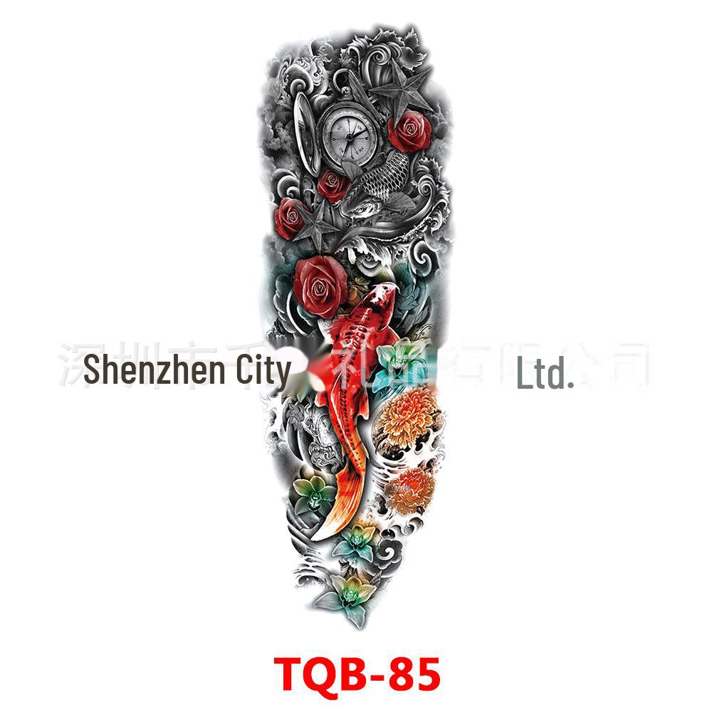 Wasserdichte Große Blume Arm Tattoo Transfer Aufkleber