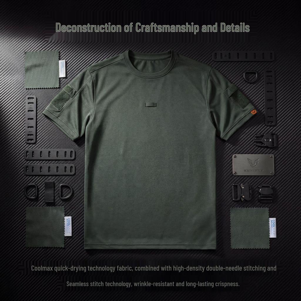 Coolmax Breathable Quick-Dry Tactical Training Shirt