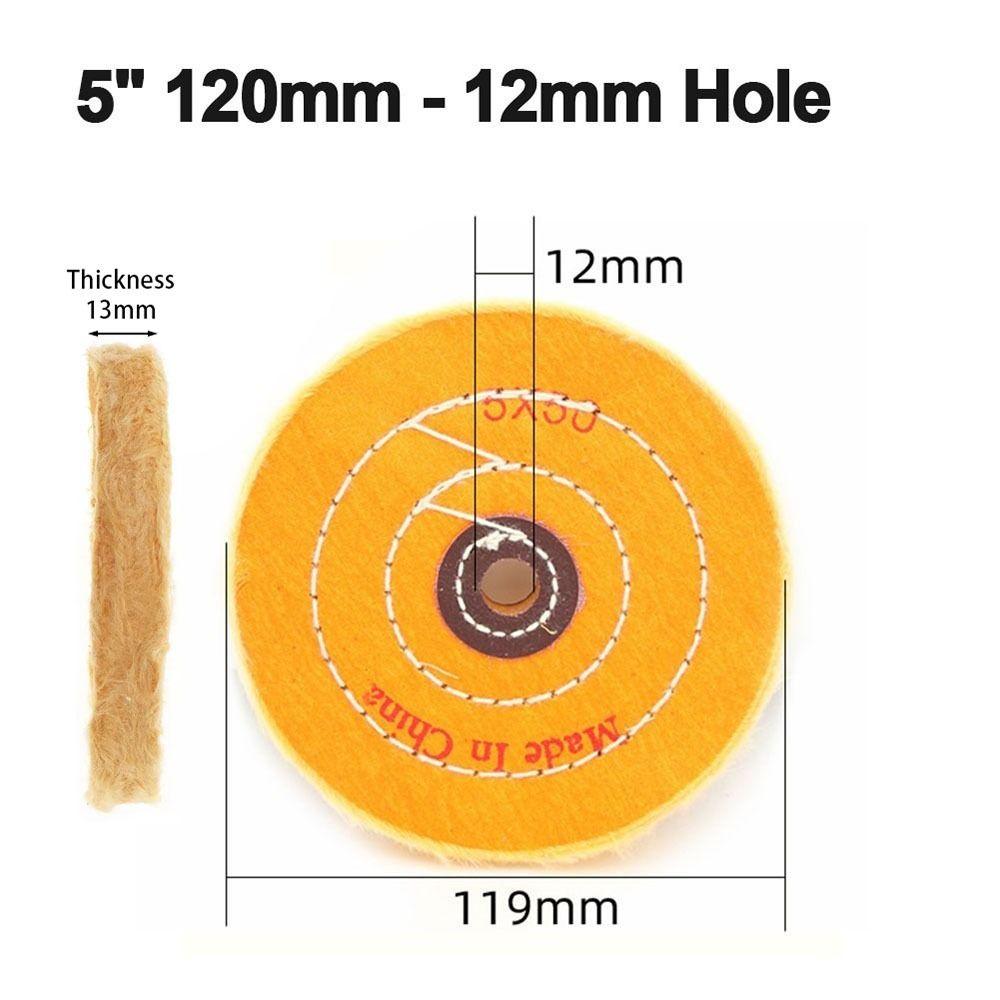 1Pcs Angle Grinder Accessory Polishing Wheel Abrasive Tool Cotton Pad  For Metal Jewelry Polishing
