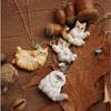 Necklace Animal Series Oil Drop Cute Cat Oil Drop Pendant Necklace Electroplating Gold Color Retention