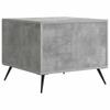 Coffee Table Concrete Grey 49 x 50 x 40 cm Particleboard