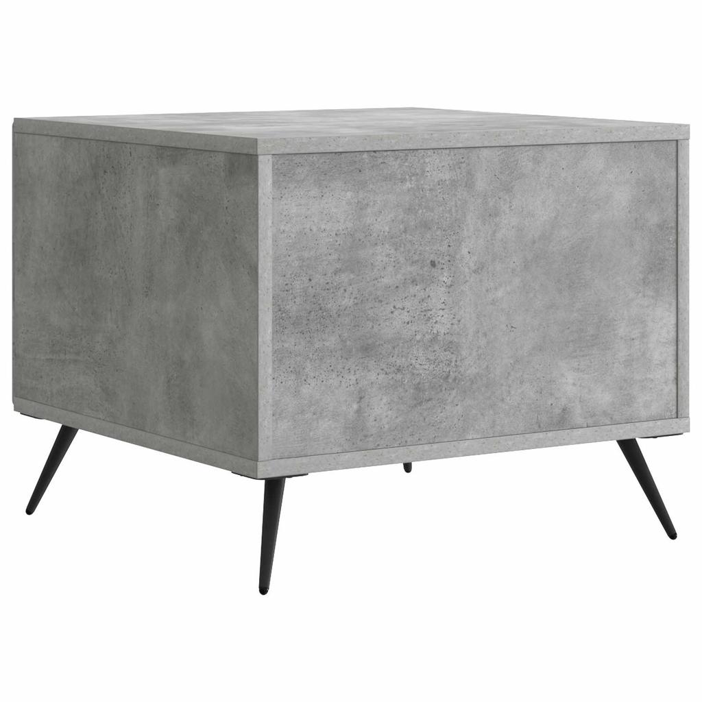 Coffee Table Concrete Grey 49 x 50 x 40 cm Particleboard