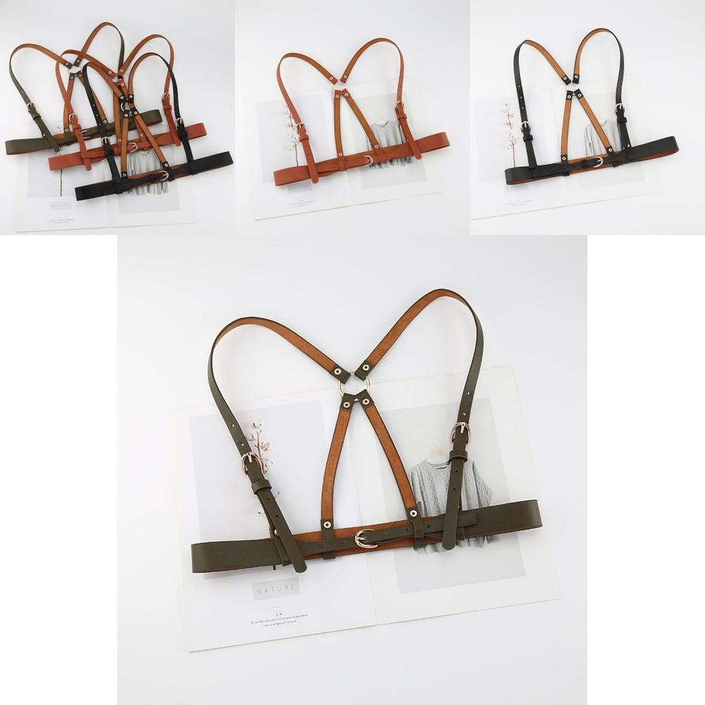 Fashion Solid Color Shoulder Strap Design Women Belt For Nightclub Decor And Fashion