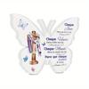 French Butterfly-Shaped Acrylic Sign with 'Every Day God Thinks of You' Psalm 139:17 - Purple & Blue Floral Design, Contemporary Farmhouse Decor 
