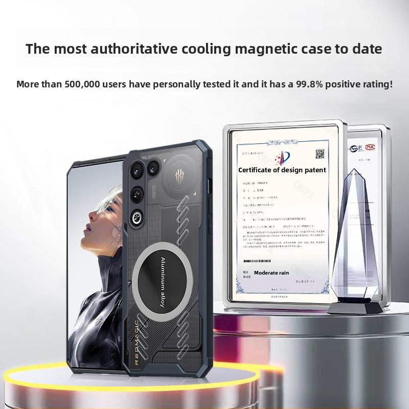 For ZTE Nubia Red Magic 11 Air Case Hard Heat Dissipation Magnetic Protective Back Cover Case For Red Magic 11 Air Phone Shell