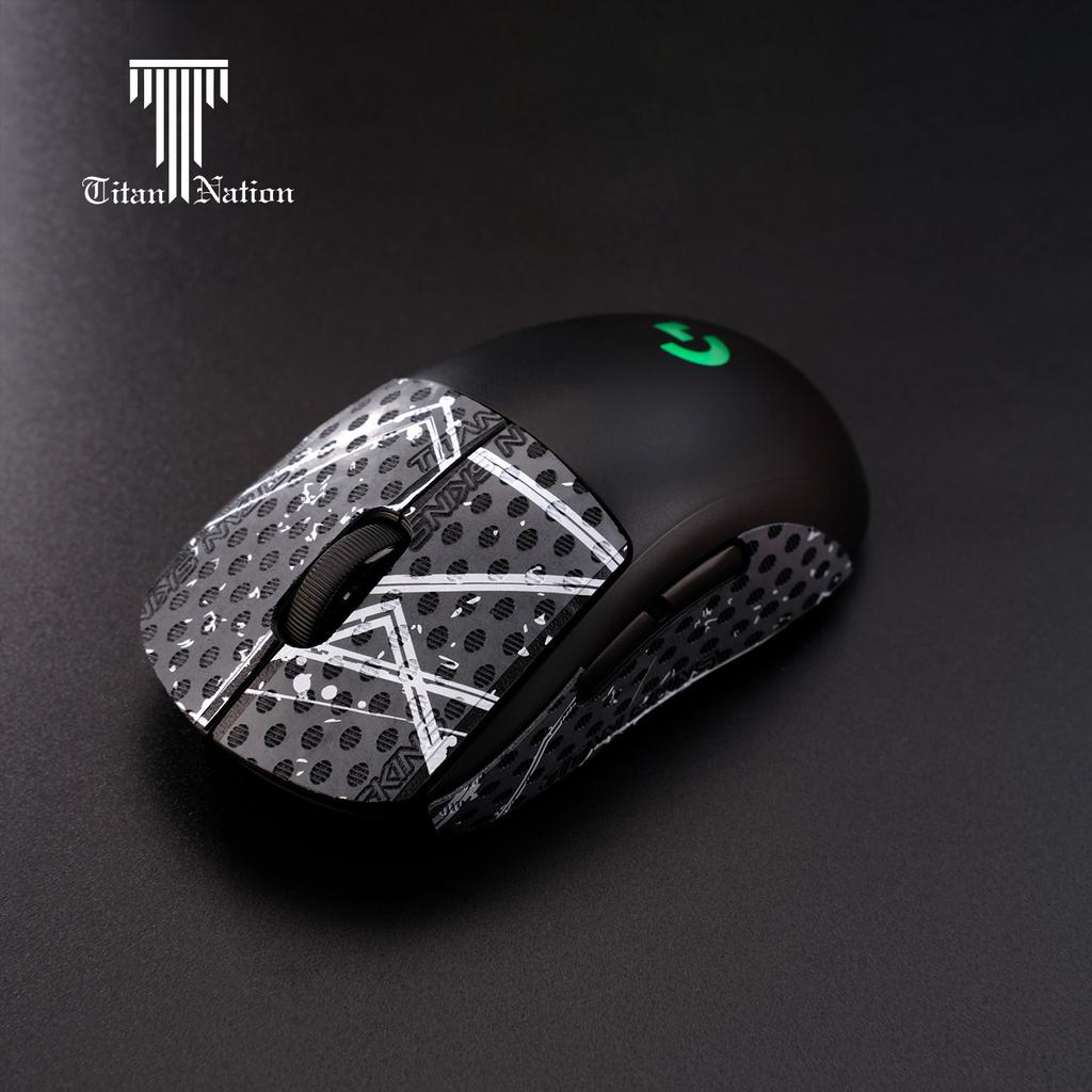 Custom Textured Reptile Grain Grip Tape Compatible Ultra-Light Symmetrical Ergo Feather-Light Mouse Skin Gift for GPW2/3