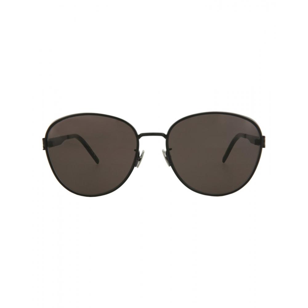 

Солнцезащитные очки Saint Laurent в металлической круглой/овальной оправе