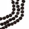 Black Rudraksha Mala 7 MM | Natural Rudraksha Beads Necklace | Meditation and Yoga Beads | Hindu Prayer Necklace | Sacred Jewelry | Unique Gift
