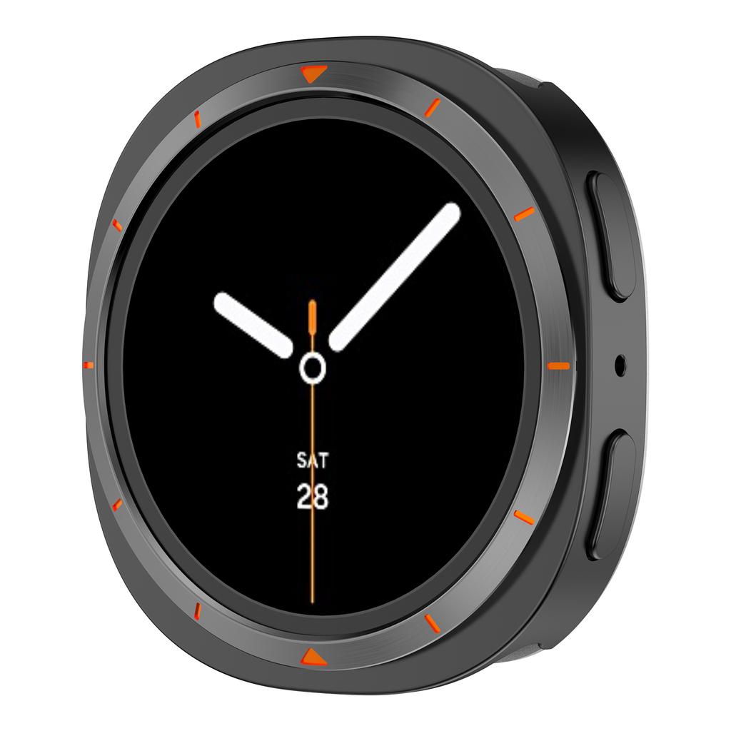 Samsung Galaxy Watch 8 44mm 40mm için Metal Kasa Paslanmaz Çelik Koruyucu Kapak Dayanıklı Tampon Kabuk Galaxy Watch 8 Koruyucu